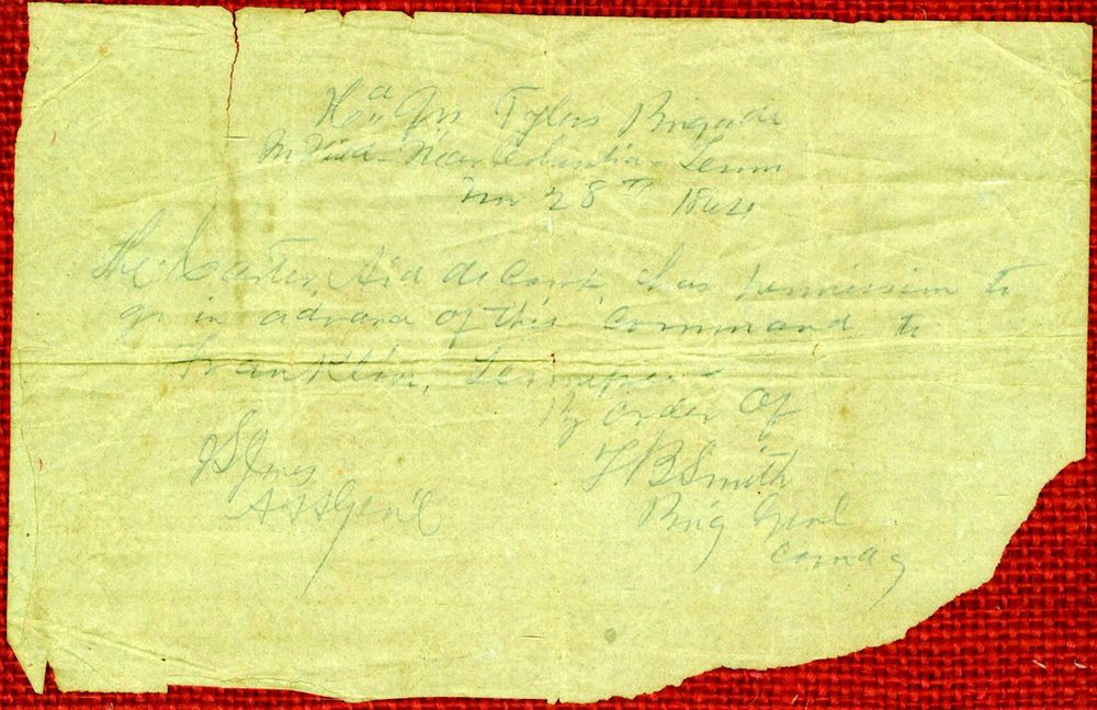 Capt. Tod Carter’s Pass Returns Home
