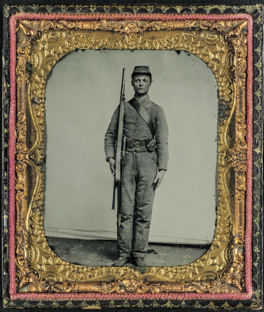 Confederate Soldier with P-56 Enfield Rifle