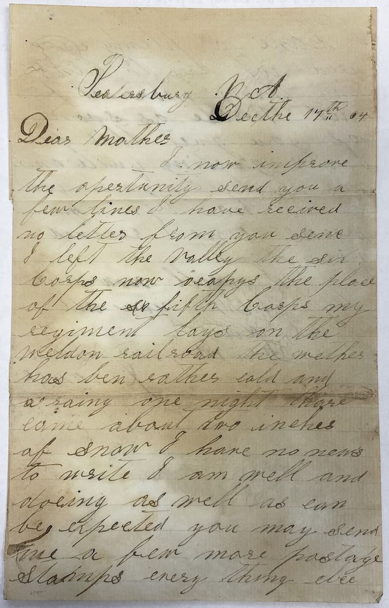 Student Research at Shenandoah University’s McCormick Civil War Institute Fueled by Commitment and Donations of Letters and Images