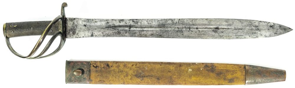 Courtney & Tennent Marked Imported Confederate Naval Cutlasses