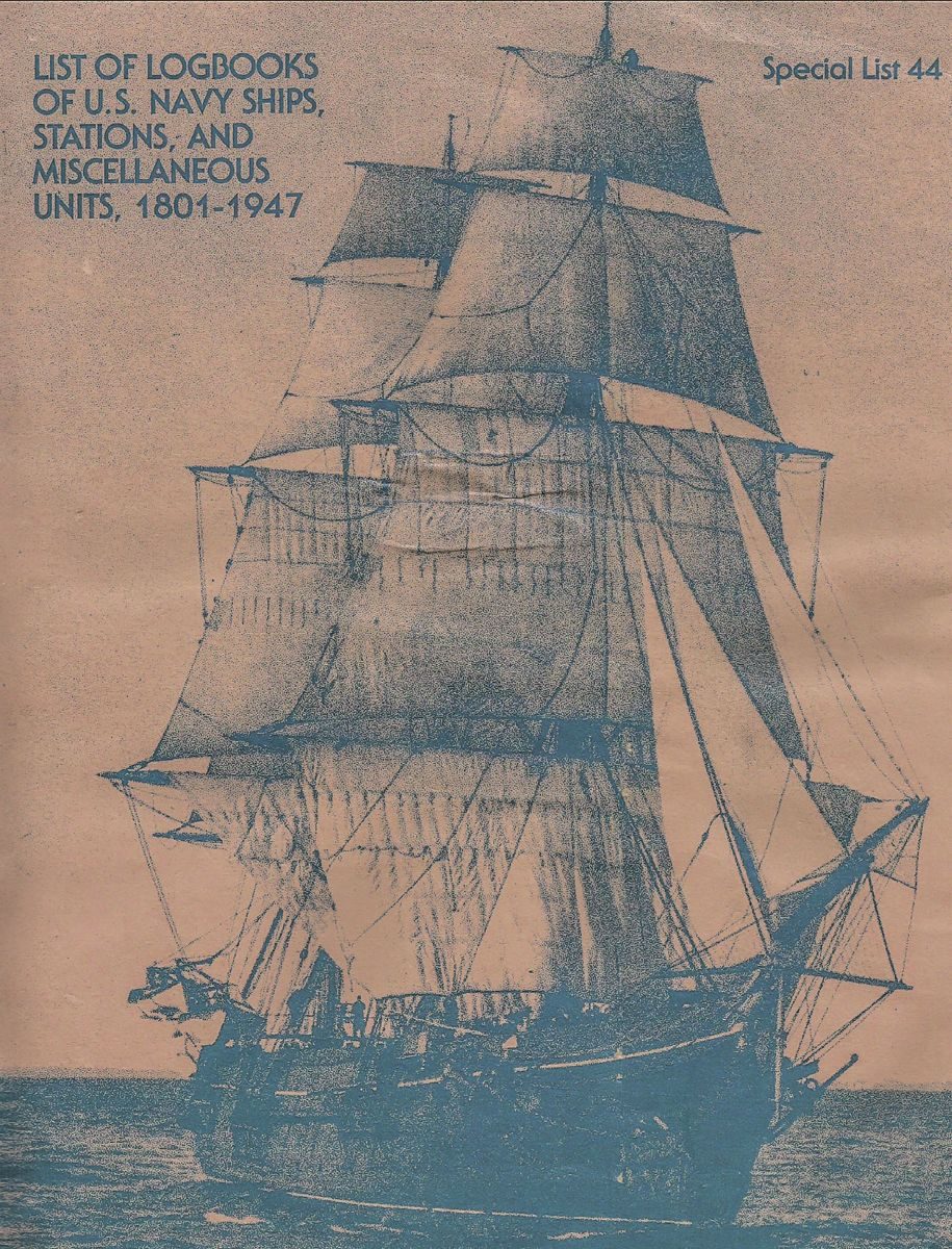 Logbooks of U.S. Navy Ships