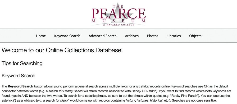 Pearce Museum Civil War Collection