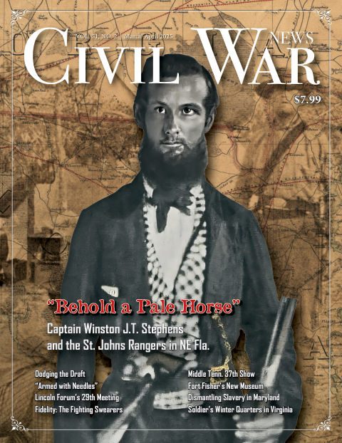 Civil War News March-April 2025 front cover, Vol. 51, No. 2