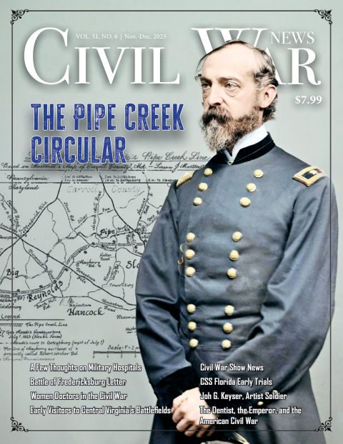 Civil War News November-December 2025 front cover, Vol. 51, No. 6