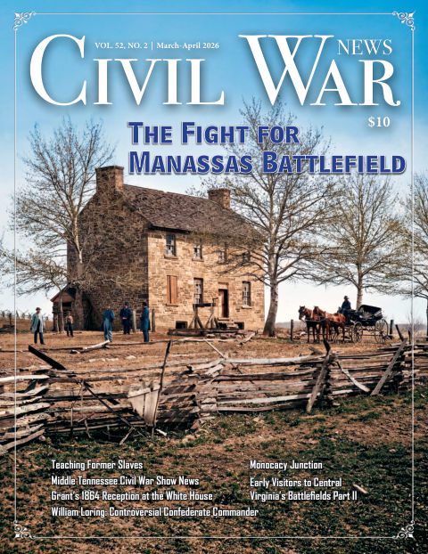 Civil War News March-April 2026 front cover, Vol. 52, No. 2