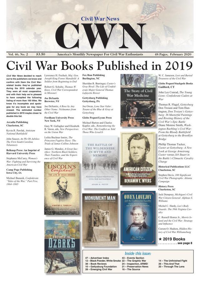 Civil War News February 2020 cover