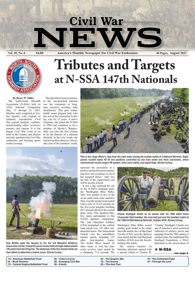 Civil War News August 2023 cover