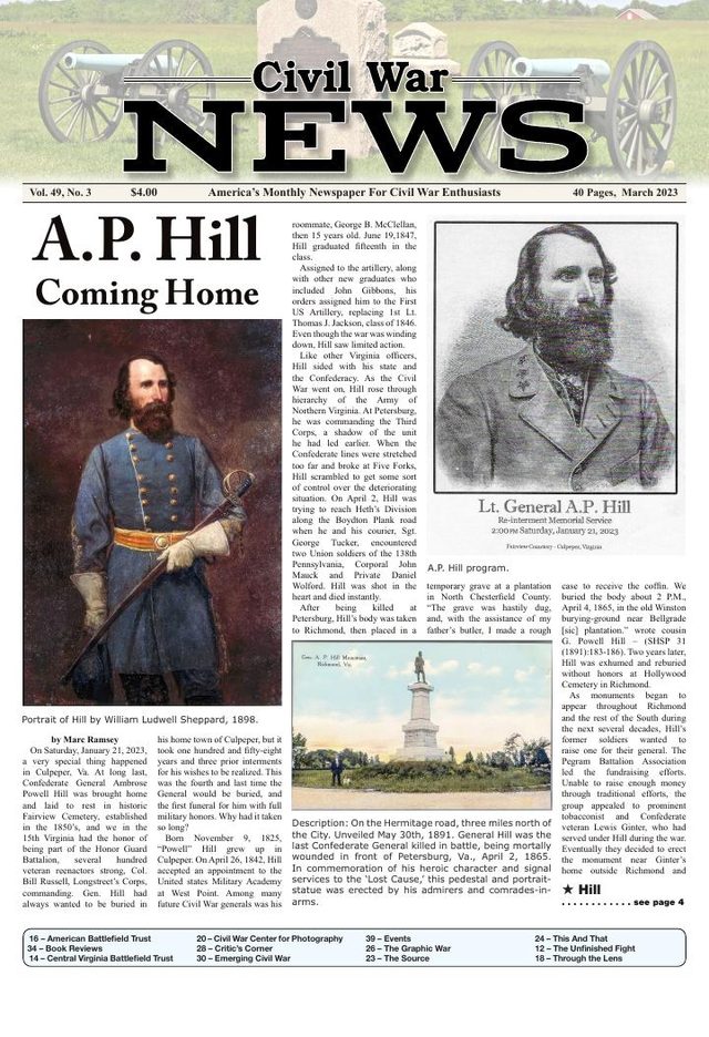Civil War News March 2023 cover